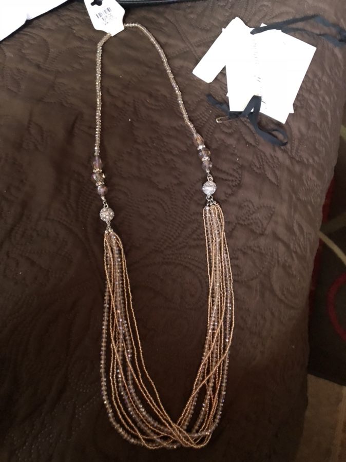 Collar nuevo plata y oro