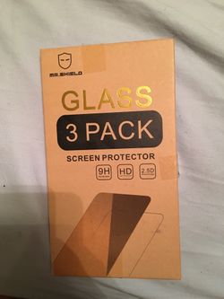 Glass 3 pack SCREEN PROTECTORS