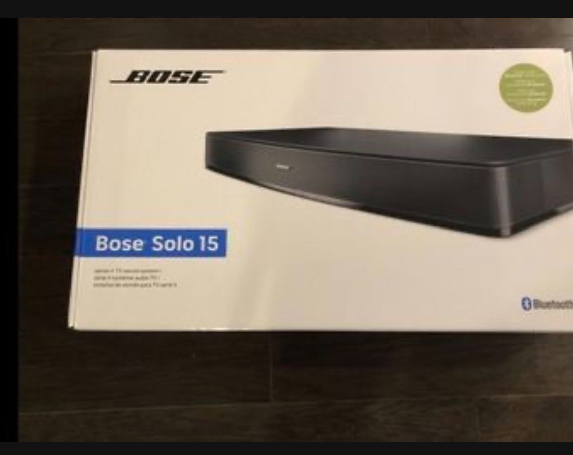 Bose Solo 15 Series II TV Sound System/Bluetooth speaker