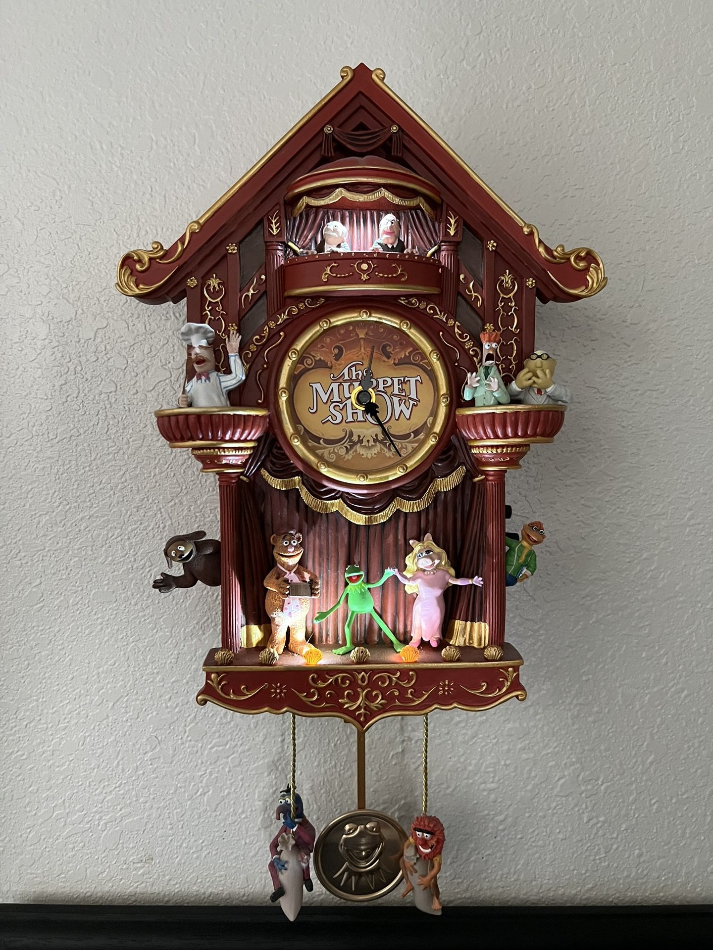 Bradford Exchange Muppet Cuckoo Clock Rare