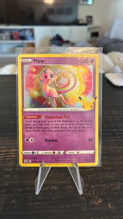 Pokemon Mew Holo Pokemon Card 011/025 25th Anniversary