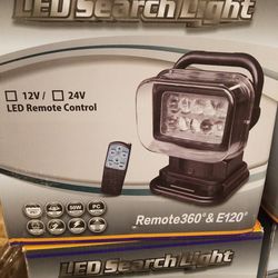 Remote control led cree search light