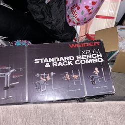 💪 NEW Weider XR 6.1 Standard Bench & Rack Combo – Still in Box! 