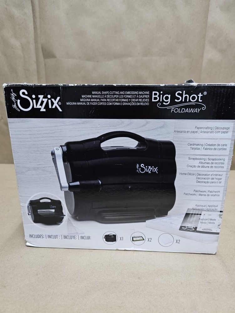 Sizzix Big Shot Foldaway Compact Foldable Manual Die Cutting & Embossing Machine