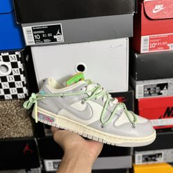 Nike Dunk Low Off-White Lot 7 size 9 VNDS