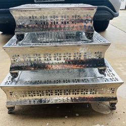 Classy 3 pc Square Cake Stand