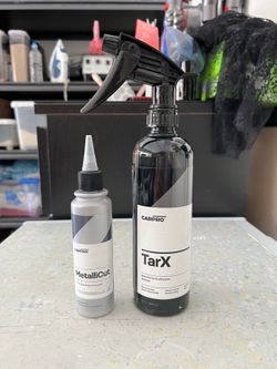 CARPRO MetalliCut Metal Polish + CARPRO TarX
