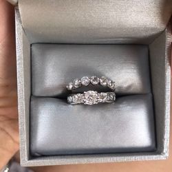 Zales Wedding Ring Set Like New