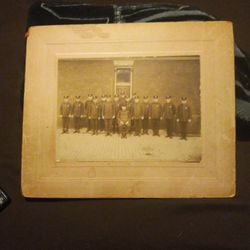 Vintage Police Or Firefighter Photo