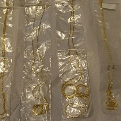 925 Gold Over Silver Chains