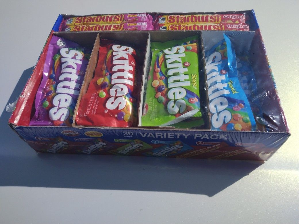 Variety Box Of Skittles