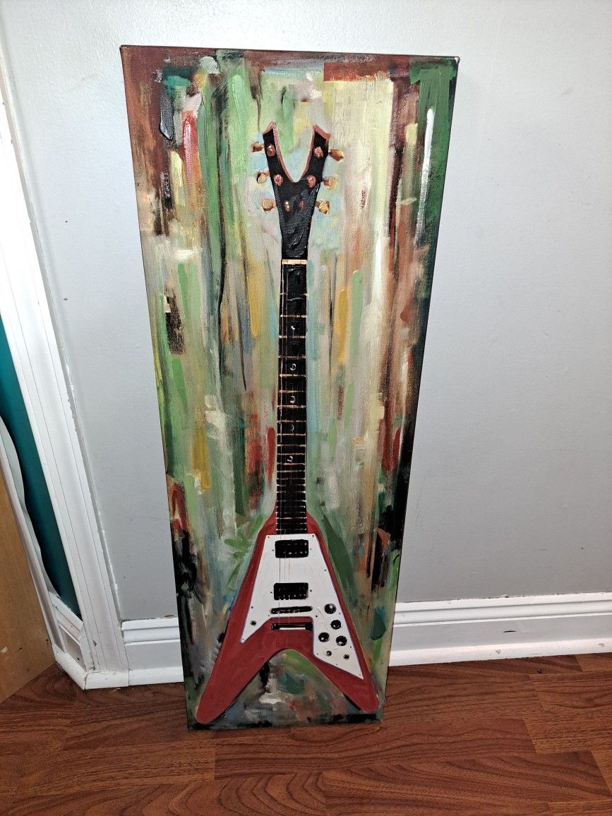 Eletric Guitar Canvas