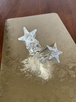 Stueben Crystal Vintage 1988 Neil Cohen Shooting Stars