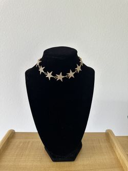 Crystal Star Choker Necklace