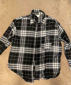 Women’s H&M Black and White Flannel