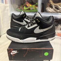 Air Jordan 3 Retro Tinker Black Cement Gold