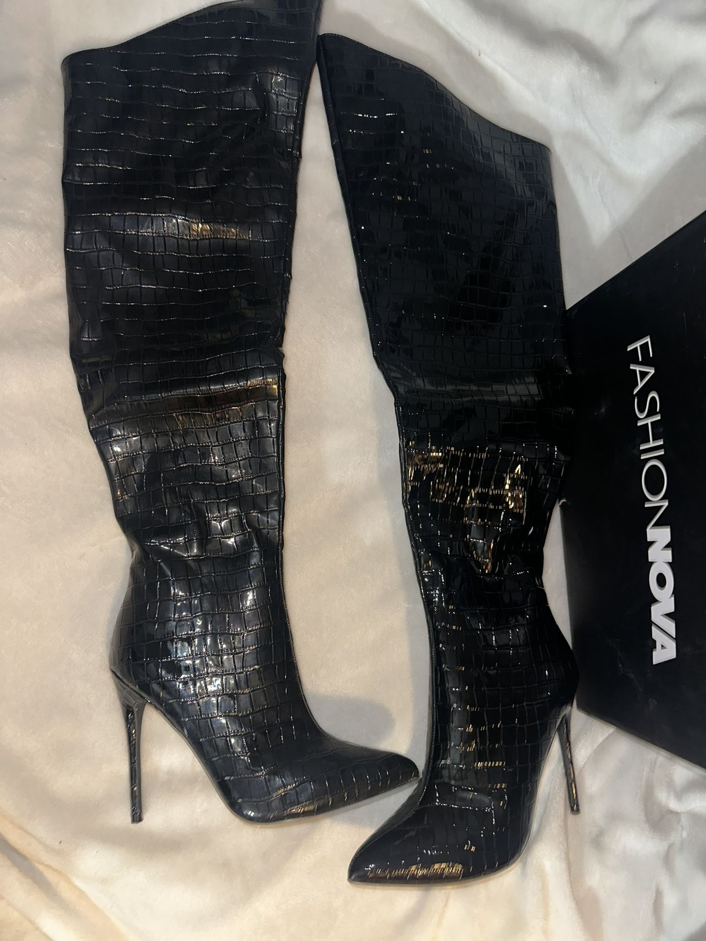 Fashion Nova Thigh High Boots