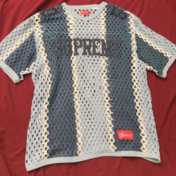 Supreme Crochet Football Jersey Size L