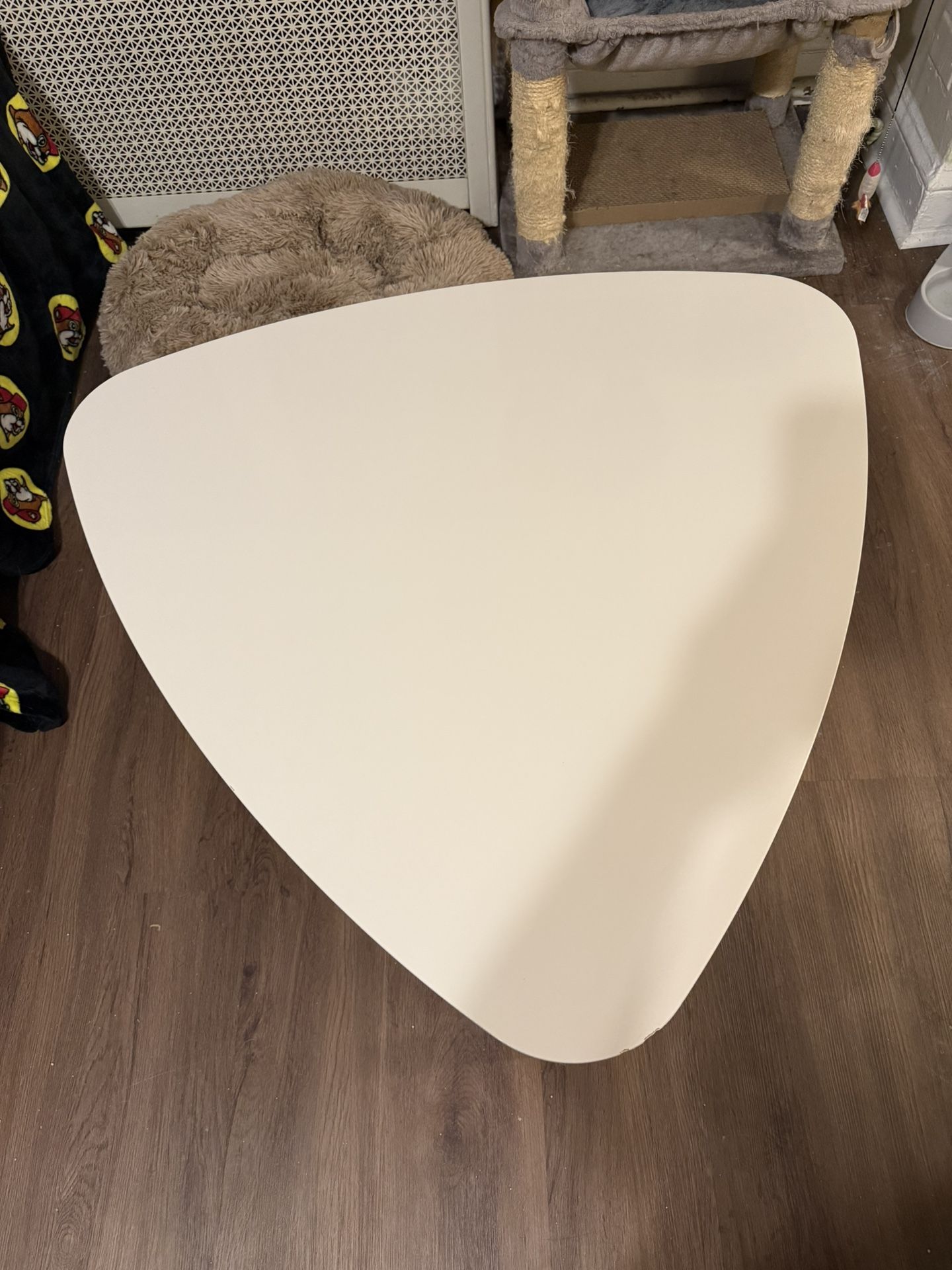 Triangular Wooden Coffee Table