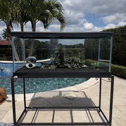 75 Gallon Fish Tank/ WITH STAND For Sale