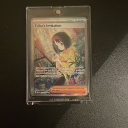 Erika Invitation Pokemon Card
