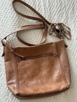 The Sak Ashland Crossbody – Leather Tobacco Floral Embossed – $45 (OBO)