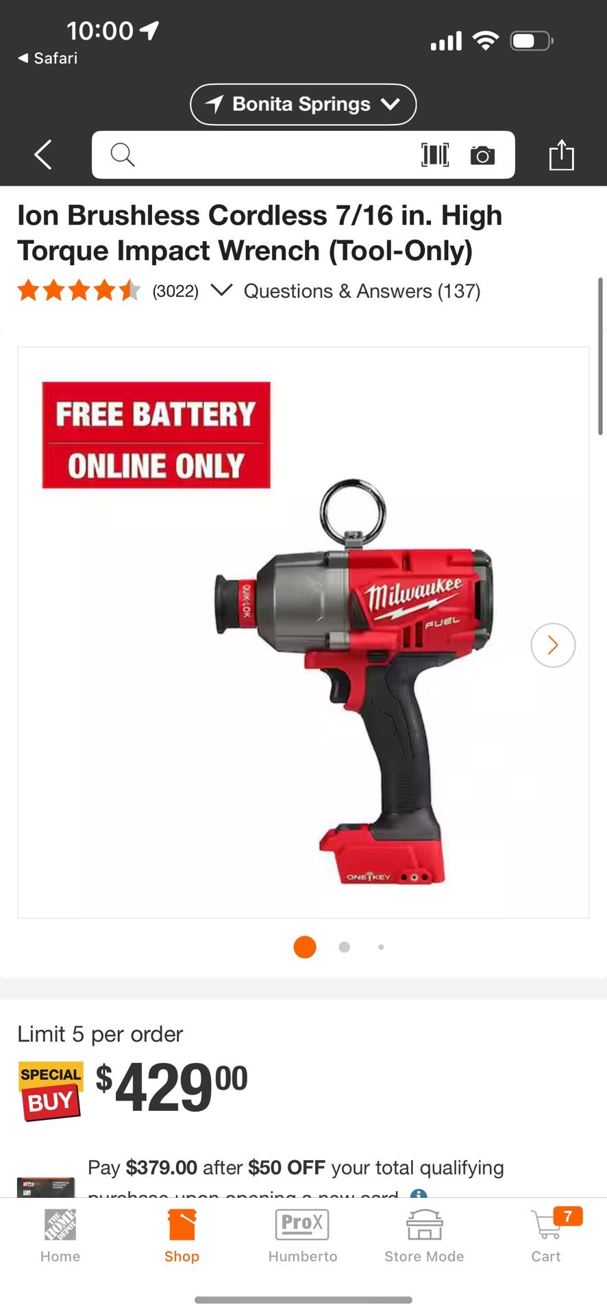 Milwaukee High Torque Impact 