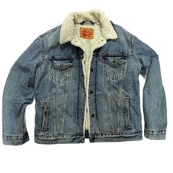 Levi's Sherpa Denim Jacket size L