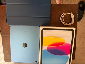 Blue 10th Generation IPad WiFi+Cellular