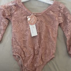 Blush Pink Baby Lace Bodysuit For Baby Photography 