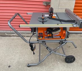 RIDGID 10” Pro Jobsite Table Saw with Stand