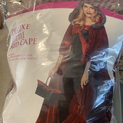 Little Red Ridding Hood Cape Halloween