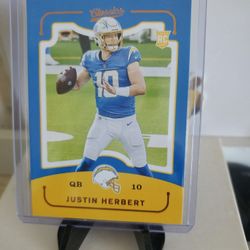 Charges Justin Herbert Rookie Card