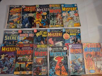 1970s silver age house of mystery, house of screts, etc lot