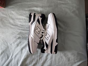 New Balance 550, white/black, leather, size 11 men