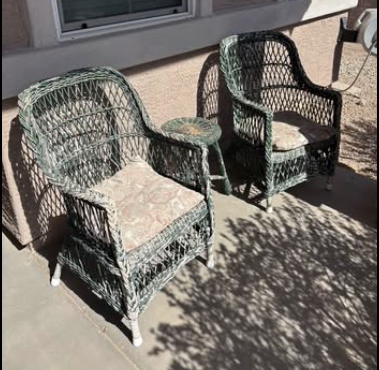Antique Wicker Porch Set (c. 1918–1925) – Heywood-Wakefield Style