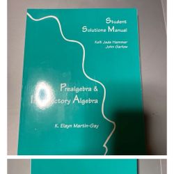 Prealgebra & Introductory Algebra textbook
