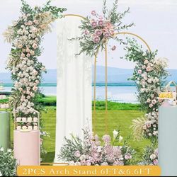 New 6ft & 6.6ft Gold Arch To Decorate 