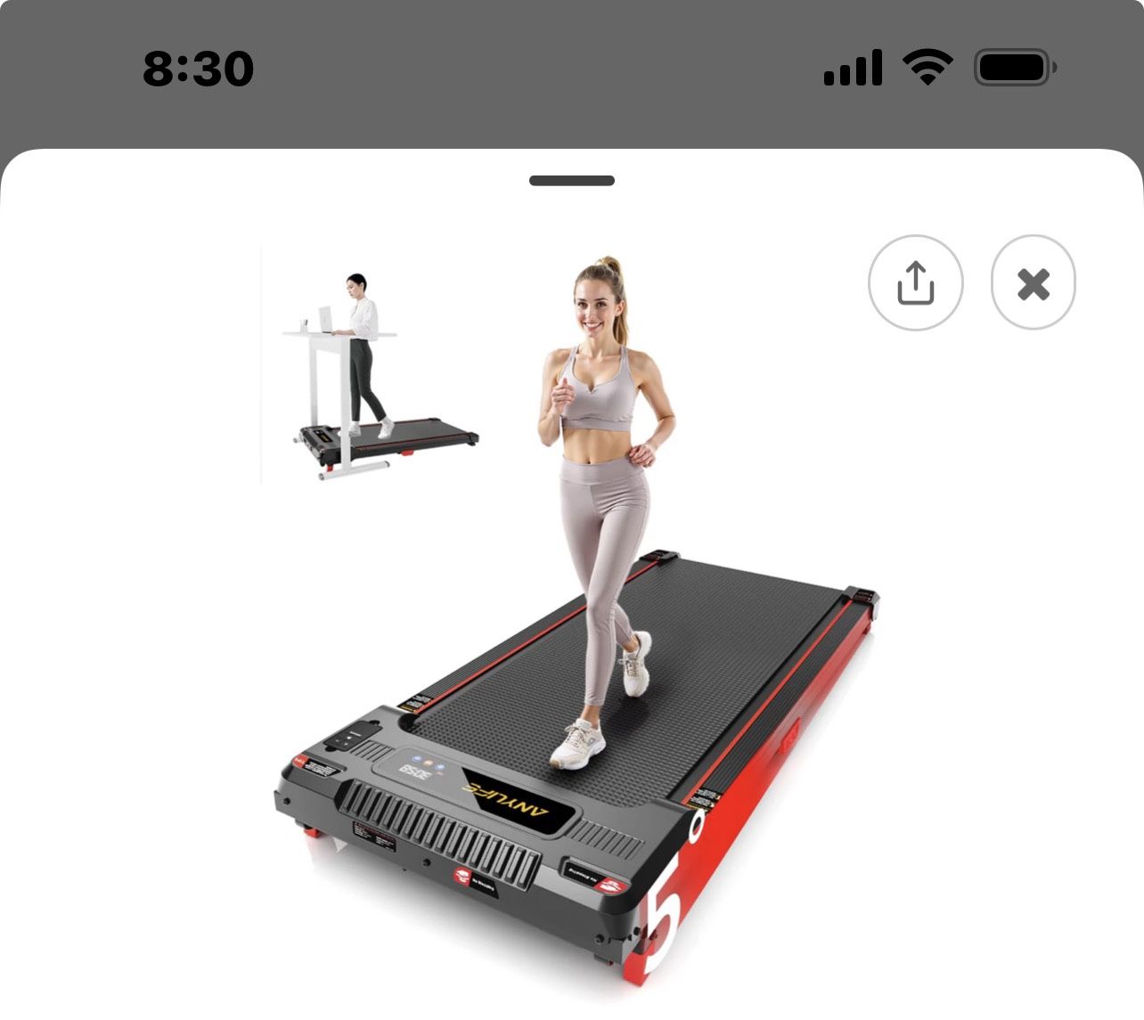 Any life Under Desk Treadmill