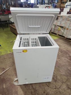 Vissani
5.0 cu. ft. Manual Defrost Chest Freezer with LED Light in White, Garage Ready