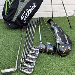Taylormade M2 Golf Set with Titleist Stand Bag R-Flex