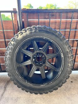 truck tired with rims