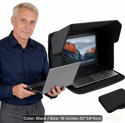 New Laptop Sunshade Bag, 16-inch Anti-glare UV-resistant Heat-insulating Privacy Protection Screen, Outdoor Anti-glare Reducer.