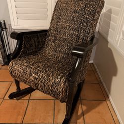 Wicker Ratan Rocking Chair 