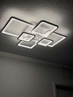 Modern LED Square Flush Mount Ceiling Light