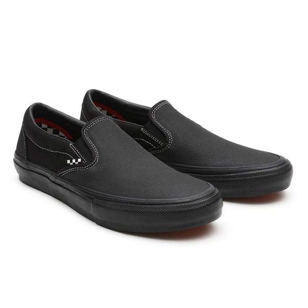 BRAND NEW VANS SKATE SLIP-ON VN0A5FCABLK BLACK/ BLACK MEN'S SIZE 8 DEADSTOCK BELOW RETAIL 