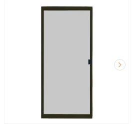 Unique Home Designs
36 in. x 80 in. Adjustable Fit Bronze Steel Sliding Patio Screen Door