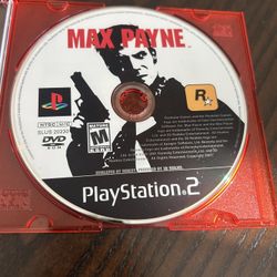 Max Payne Game PS2 Sony