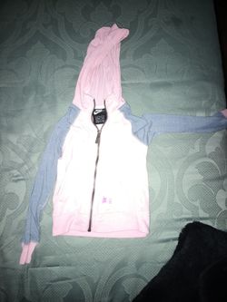 Nike Girl's Hooded Zip Up Sweater (Xs) 3/4 Years