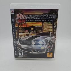 Midnight Club: Los Angeles Sony PlayStation 3 2008 Tested Works CIB Complete Ps3